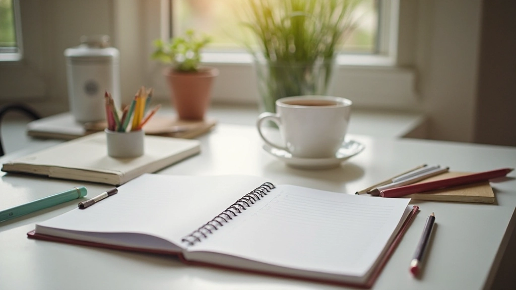 Professioneel kantoor met persoon die de dagagenda plant met blockcalendar op laptop